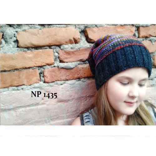 Stickad mössa från Nepal - Produktnr: NP1435