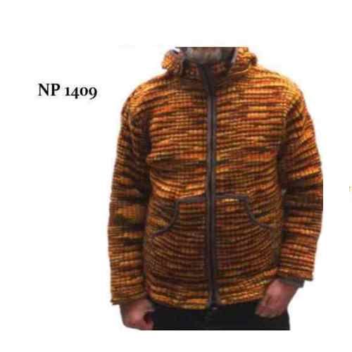 Stickad jacka från Nepal - Produktnr: NP1409