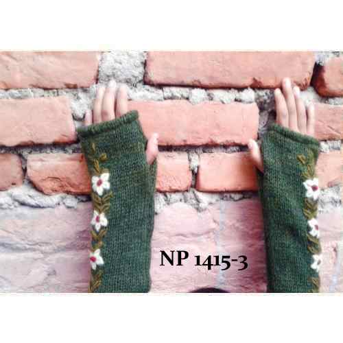 Stickade armledsvärmare från Nepal - Produktnr: NP1415-3